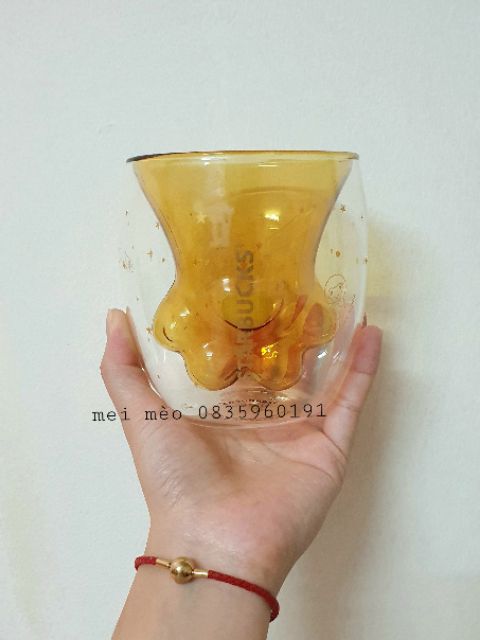 (Có sẵn) Cốc ly chân mèo Starbucks thủy tinh 2 lớp siêu hot hít | BigBuy360 - bigbuy360.vn