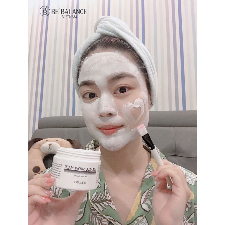 Mặt nạ ủ trắng MIRACLE SNOW MASK BE' BALANCE❤️FREESHIP❤️ | BigBuy360 - bigbuy360.vn