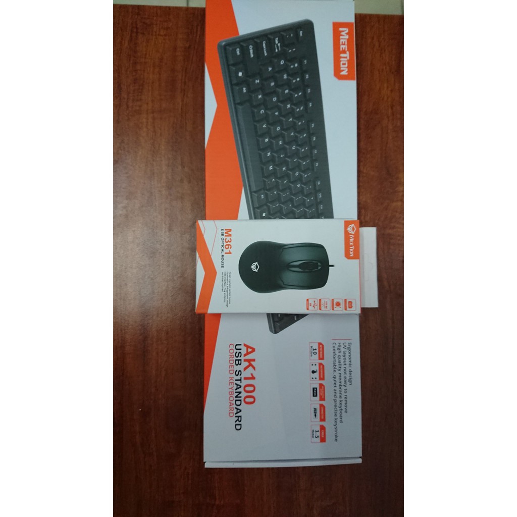 Bộ Phím chuột có dây Meetion chính hãng Bảo hành 12 tháng. | BigBuy360 - bigbuy360.vn