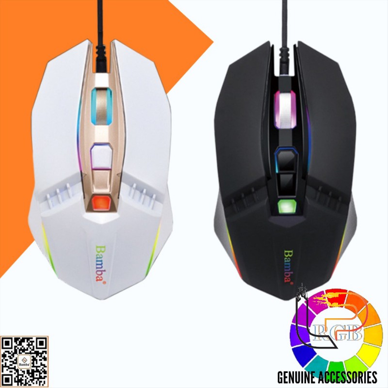 CHUỘT CHƠI GAME BAMBA B02 - MOUSE BAMBA B02 CHUYÊN GAME RGB