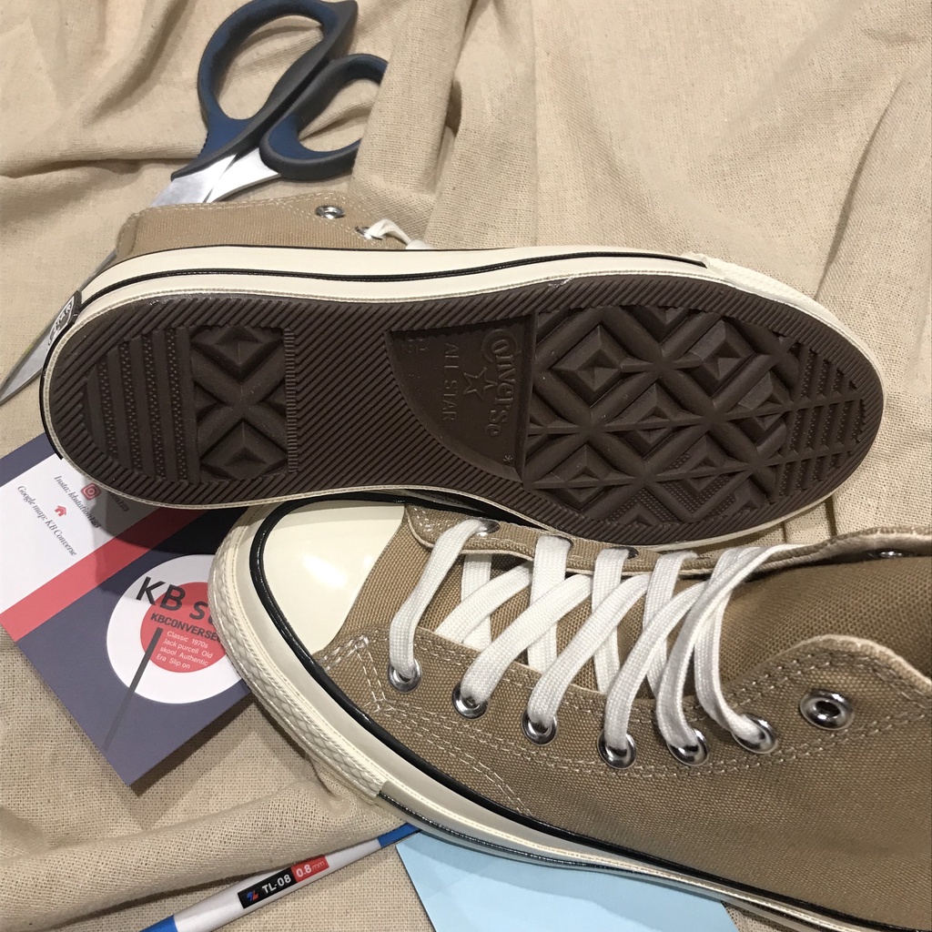 Giày Converse 1970s khaki cổ cao chính hãng