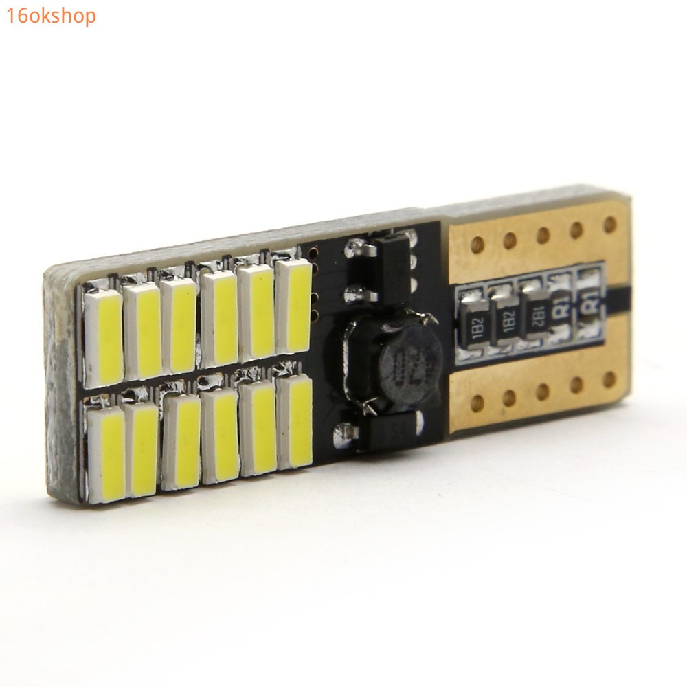 Đèn Led T10 4014 24smd 12v Cho Xe Hơi