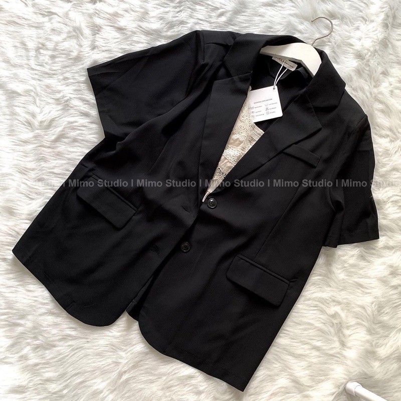 BLAZER ĐEN TAY NGẮN / BRALETTE / SHORT ĐEN | BigBuy360 - bigbuy360.vn