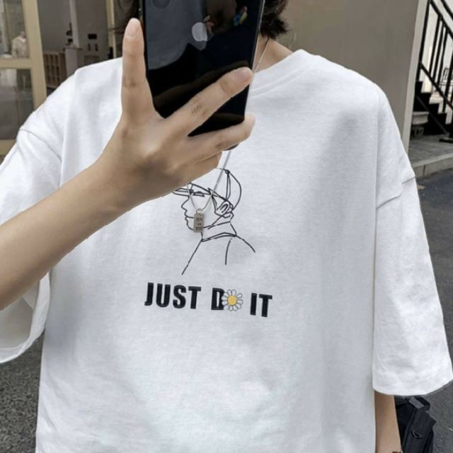 Áo thun tay lỡ Unisex JUST DO IT