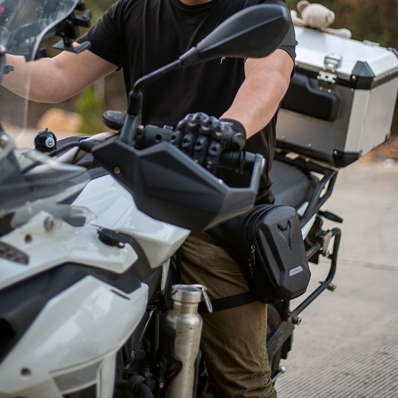 Zone Fanny-Pack Túi Đeo Hông Và Đùi Thả Chân Đi Xe Máy Ngoài Trời Unisex