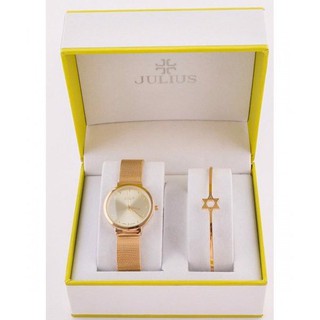 Combo đồng hồ nữ Julius Hàn Quốc Ja-426 và lắc tay thời trang