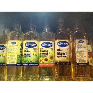 Dầu ăn Simply đậu nành 2 lít