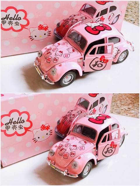 Xe chạy trớn sắt hello kitty hồng