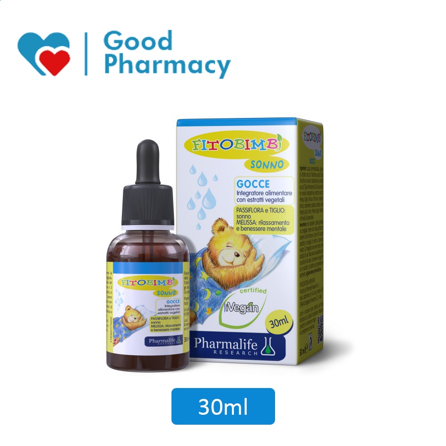 Siro thảo dược Fitobimbi Sonno giúp bé dễ ngủ, trẻ em ngủ ngon sâu giấc, giảm căng thẳng thần kinh, quấy khóc, khó ngủ