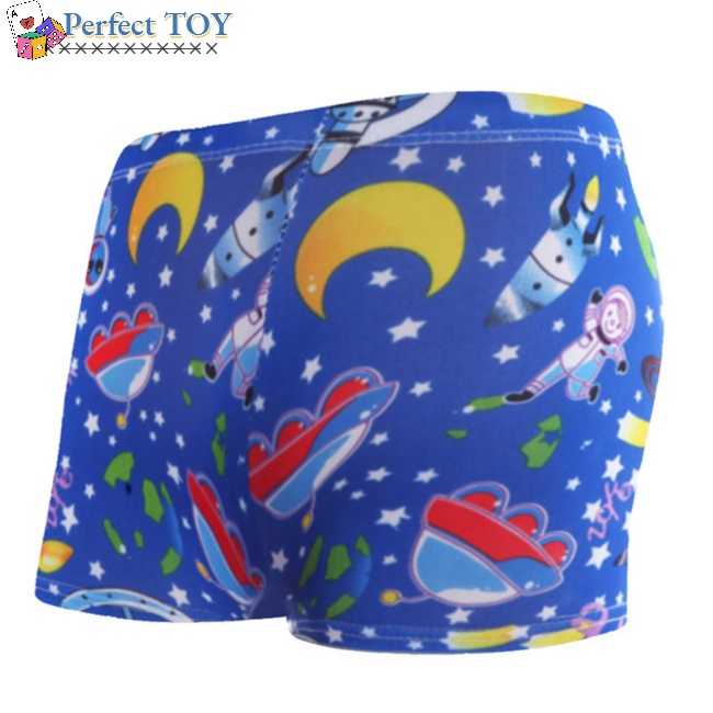 Quần Bơi Boxer In Họa Tiết Hoạt Hình Cho Bé Trai