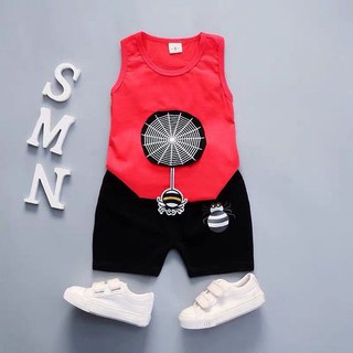 Sét Thun 3 Lỗ Nhiều Màu, cho bé mặc ở nhà mùa hè