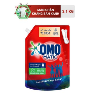 Túi Nước Giặt OMO Matic 2.9kg/3.1kg