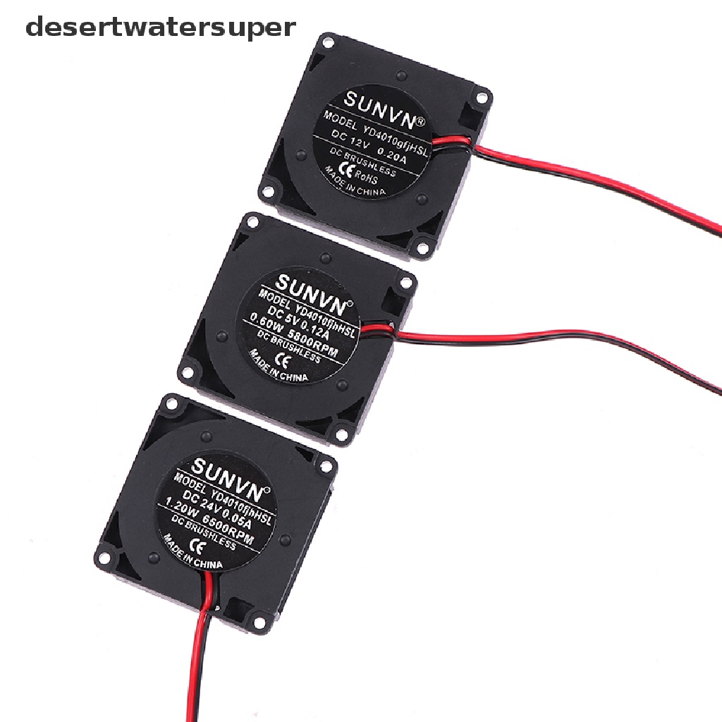 Quạt Tản Nhiệt DC4010 5V 12V 24V Cho Máy In 3D