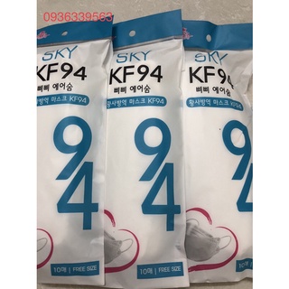 Khẩu trang kf94 gói 10 cái