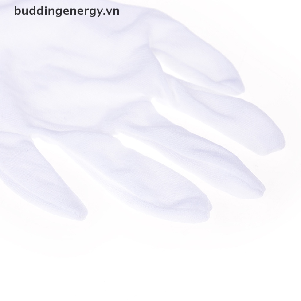 1 Đôi Găng Tay Trắng Vải Cotton Dùng Để Biểu Diễn Ảo Thuật Dịp Halloween