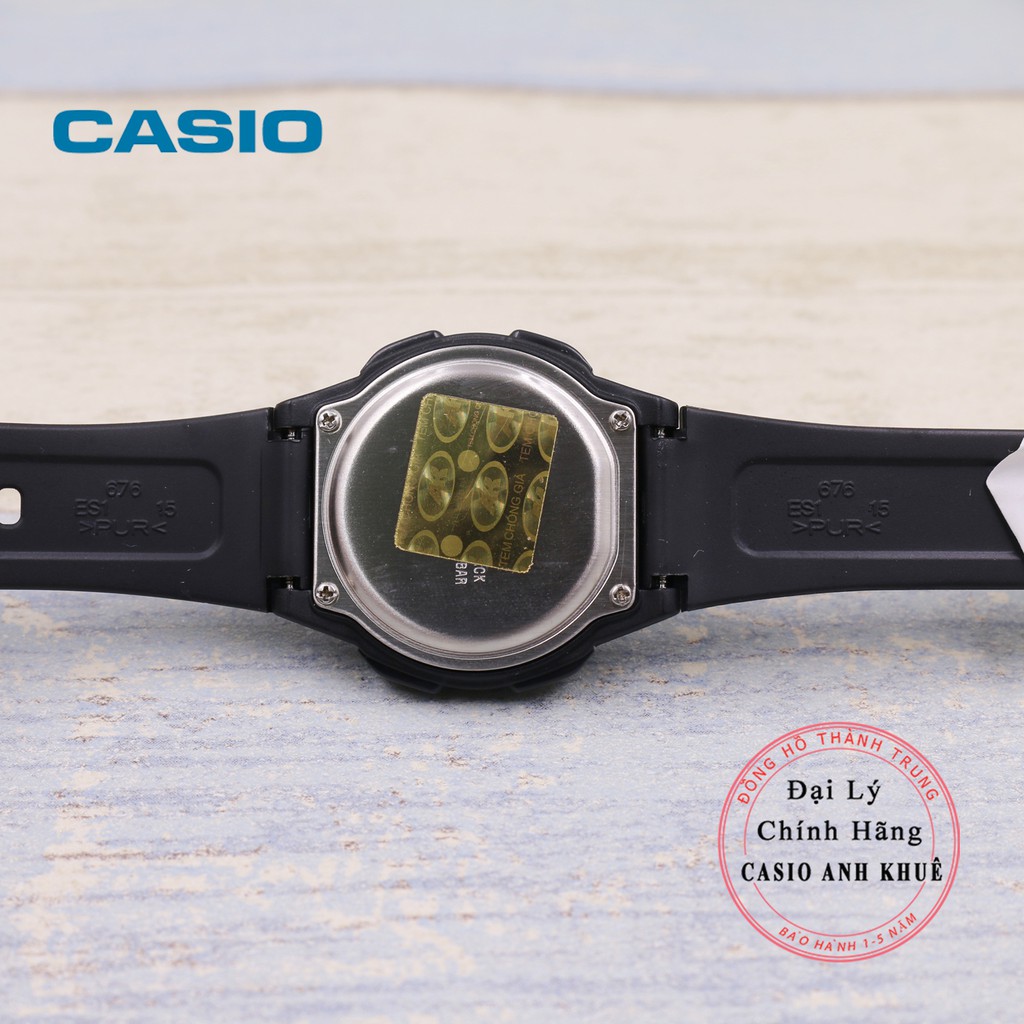 Đồng hồ điện tử nữ Casio LW-201-2AVDF dây nhựa