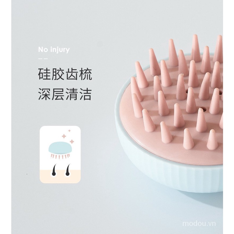 [Hàng mới về] Lược Chải Tóc Mát Xa Da Đầu Tạo Kiểu Cầm Tay 3ypy