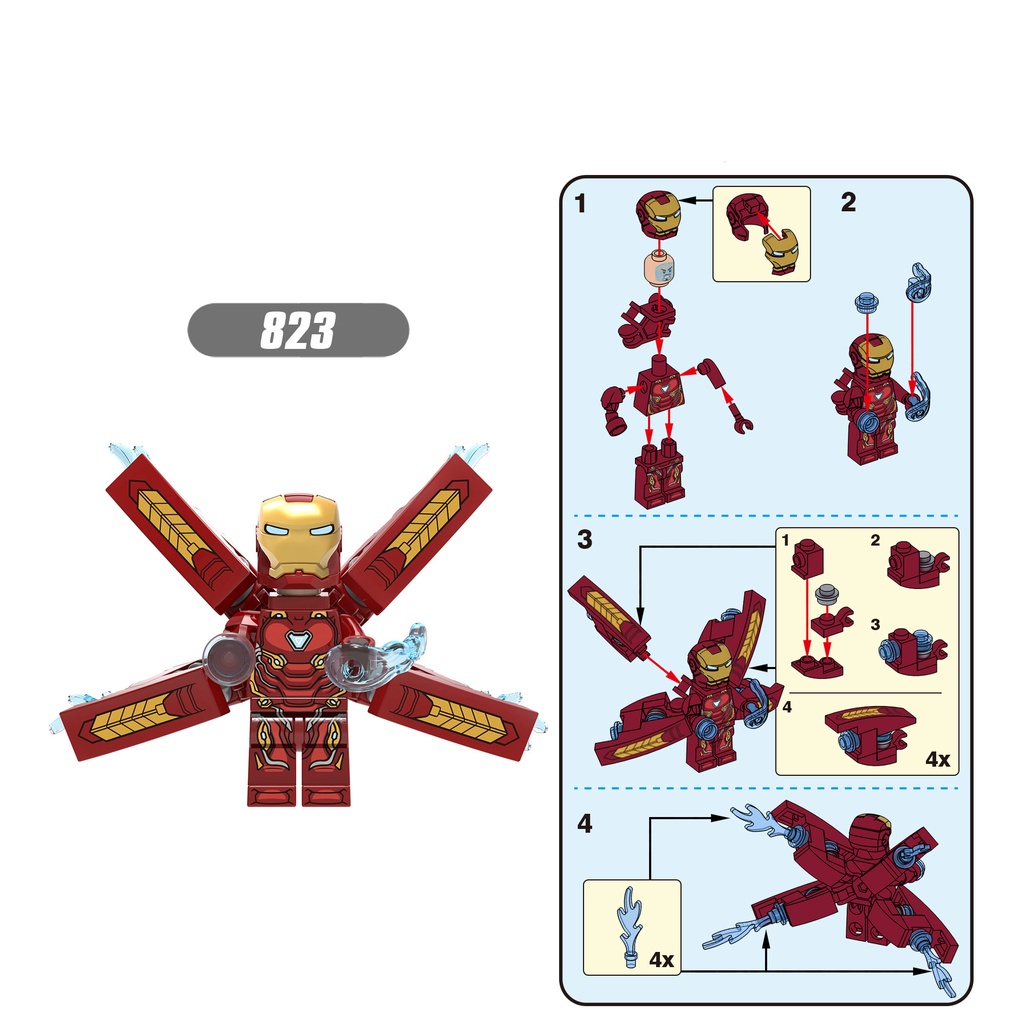 Mô Hình Lắp Ráp Siêu Anh Hùng mavel Mordo X0187