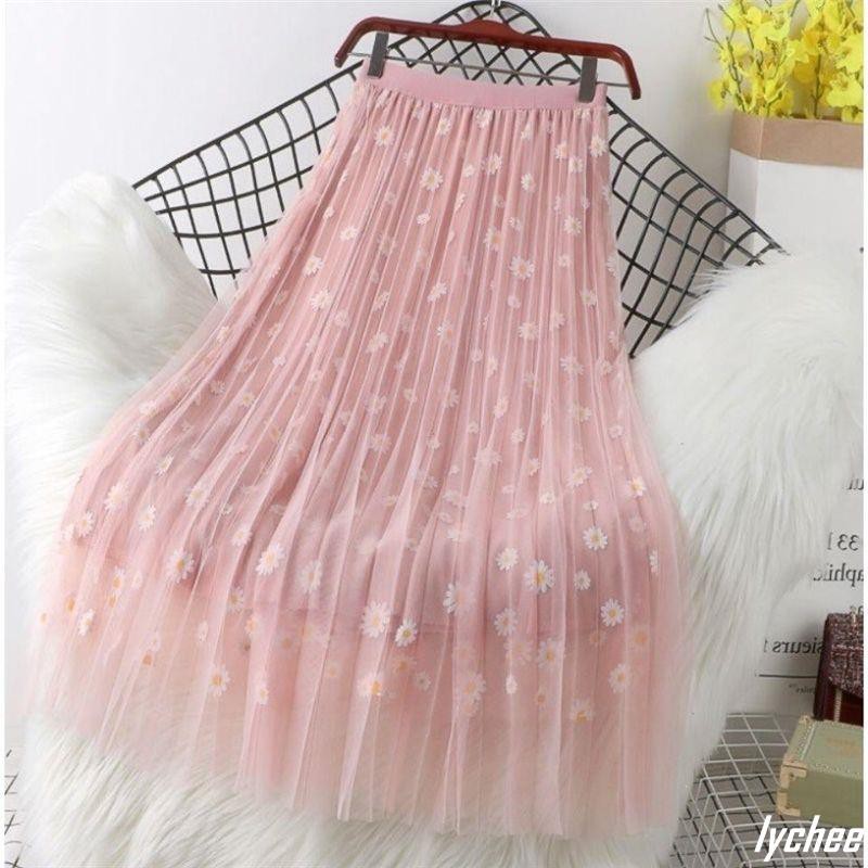 Chân váy xòe xinh xắn thời trang cho trẻ em từ 1-15 tuổi