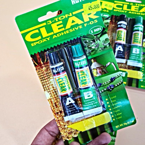 Keo AB Nhật 2 Thành Phần ALTECO F05 CLEAR EPOXY 10g Keo Epoxy- Keo AB Trong Suốt siêu dính dán- Keo Dán Sắt