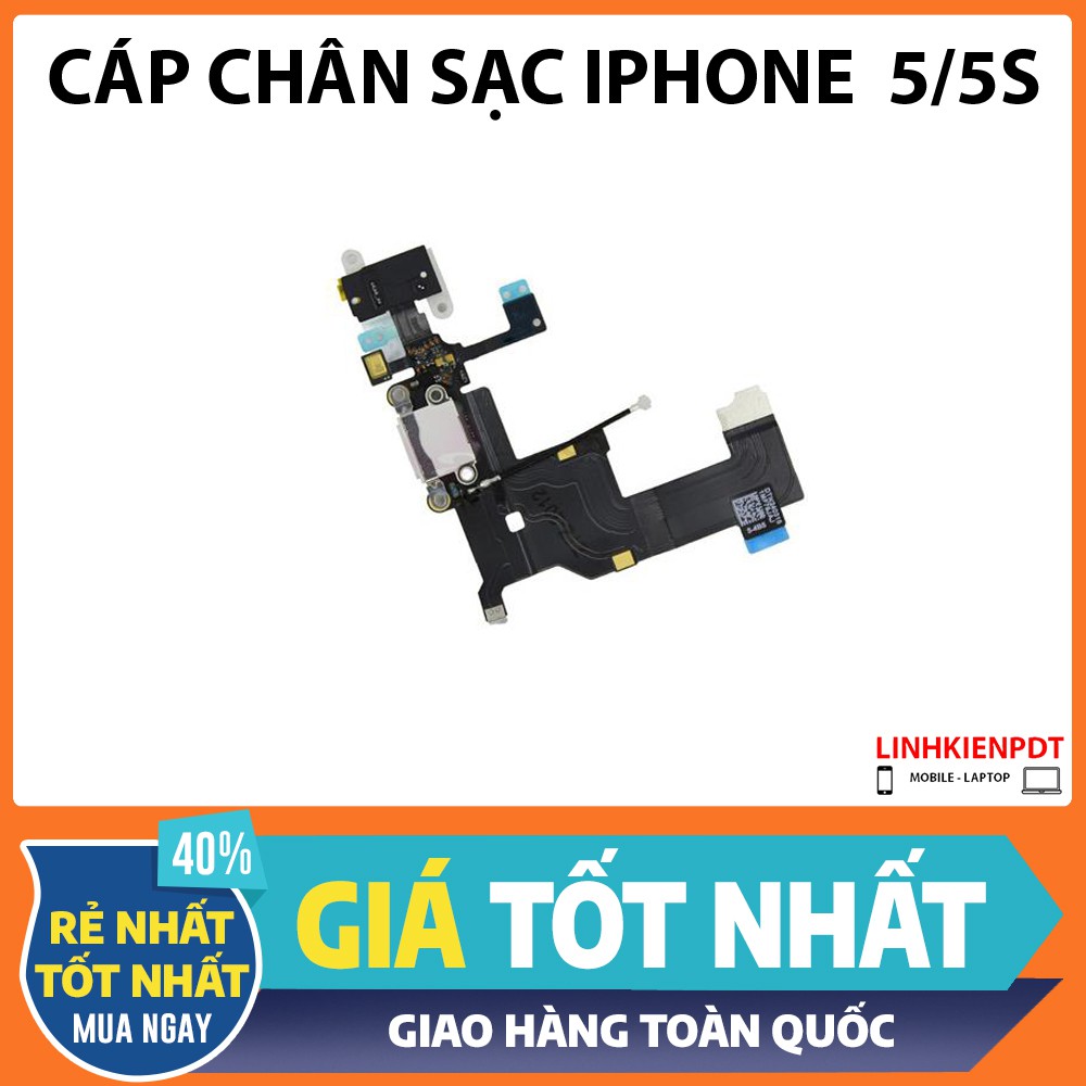 cáp chân sạc iphone 5/5s
