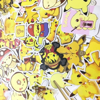 Sticker Pikachu dán trang trí planer, scapbook,.. size 3-4cm