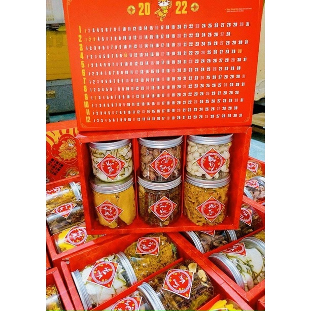 Set quà tết - Set 8 hộp mứt Phiên bản tết 2022  ⚠️Lẻ = Sỉ ⚠️[FREE SHIP]TỪ ĐƠN 50K, [Loại Đặc Biệt] Hàng ngon nhà làm | BigBuy360 - bigbuy360.vn
