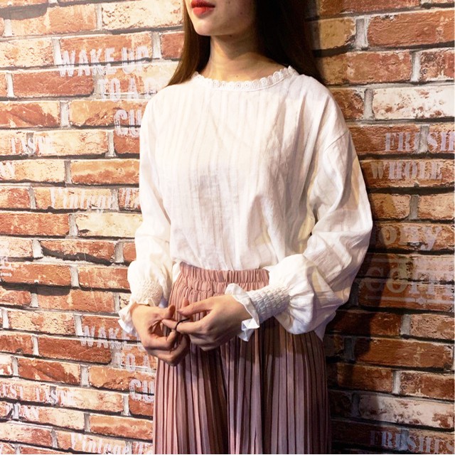 Áo sơ mi nữ babydoll thiết kế cổ viền dài tay cách điệu siêu xinh (video,ảnh thật )