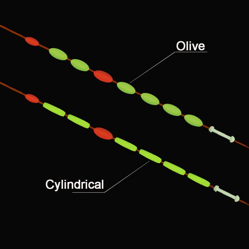 Phụ Kiện Nút Chặn Mồi Câu Cá Bằng Silicone Màu Vàng Huỳnh Quang Chống Rối 7+2