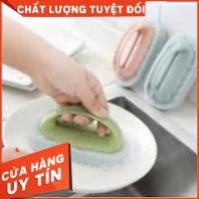 Hot - Bàn chải cọ rửa nhà bếp đa năng có tay cầm HCM.