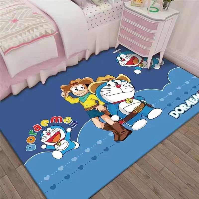 Thảm Trải Sàn Họa Tiết Hoạt Hình Doraemon Phong Cách Nhật Bản