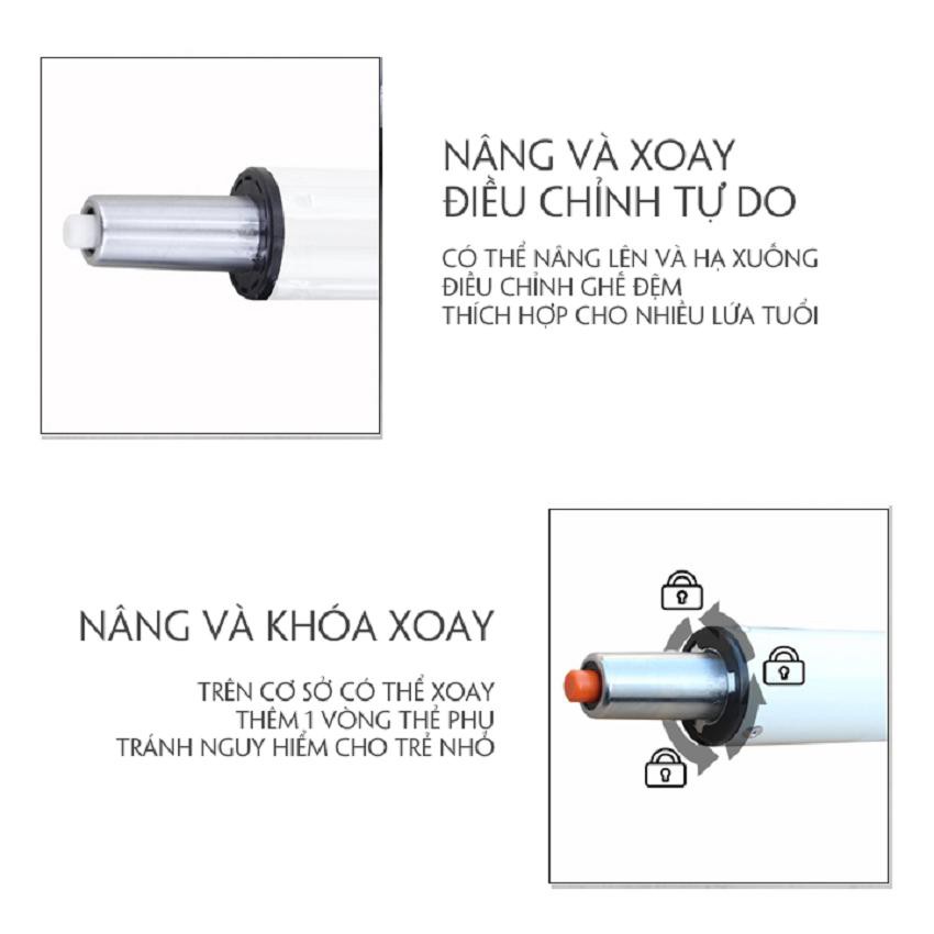 [Tặng thảm chống trượt ] Ghế ngồi học chống gù lưng cho bé - Lưng lưới thoáng khí, bánh xe trọng lực, thay đổi chiều cao | BigBuy360 - bigbuy360.vn