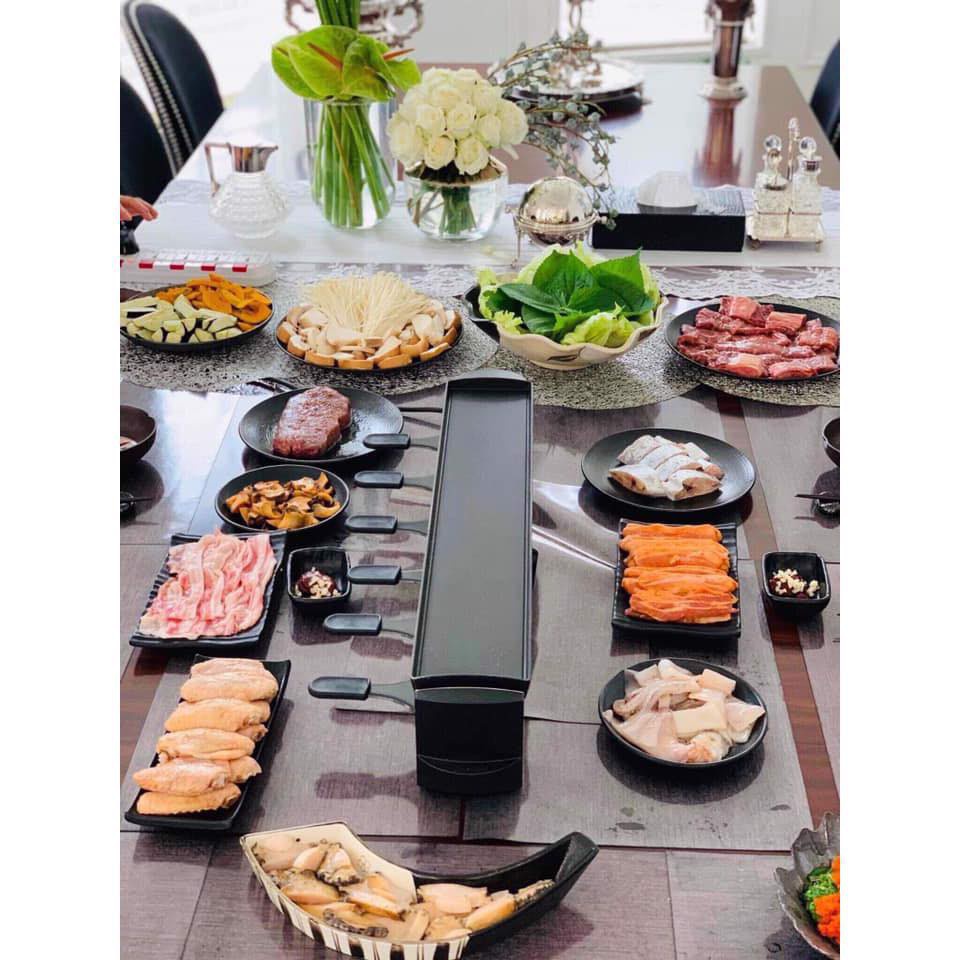 Bếp nướng Stockli Cheeseboard Grill Anthrazit cho 6 người ăn