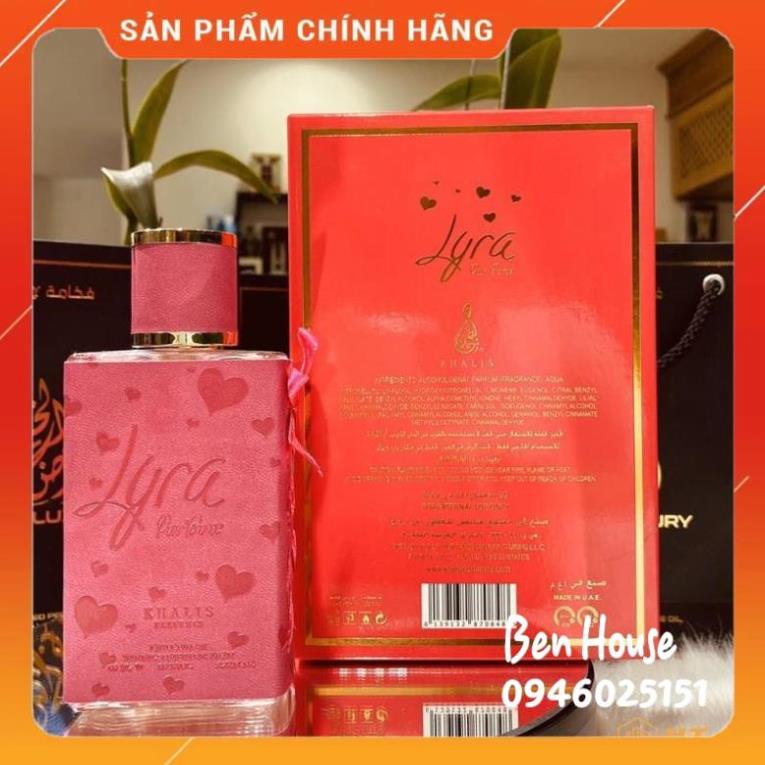 < GIÁ SIÊU RẺ> Nước hoa Dubai Cho Nữ Thanh Ngọt Tươi Mát LYRA ( Nhung hồng) 100ml | BigBuy360 - bigbuy360.vn