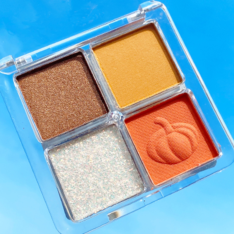 Pumpkin Horse Bốn màu mắt, Matte Pearlescent, Đất lớn, Lợn, Mashed, Bốn chùa, Trang điểm mắt | BigBuy360 - bigbuy360.vn