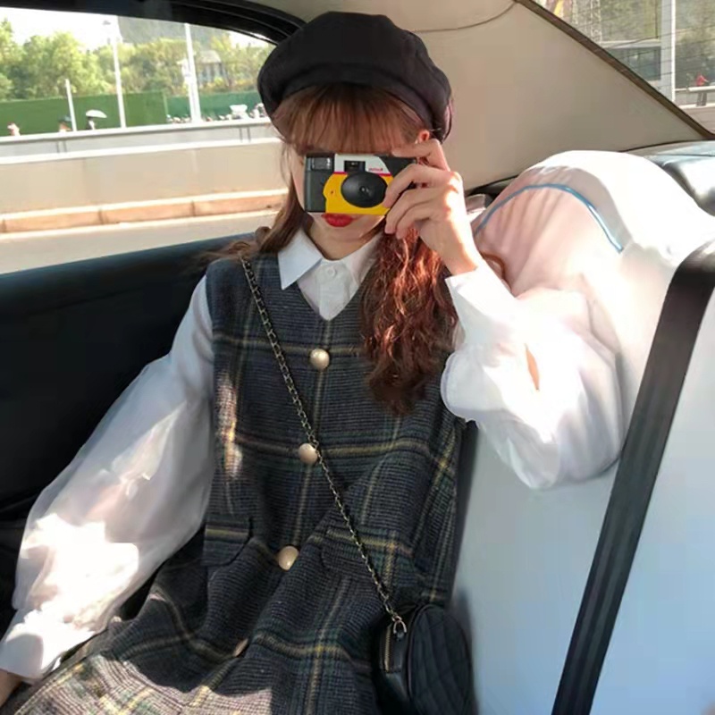 Đầm len Perty xếp ly phong cách thời trang Hàn Quốc dành cho nữ