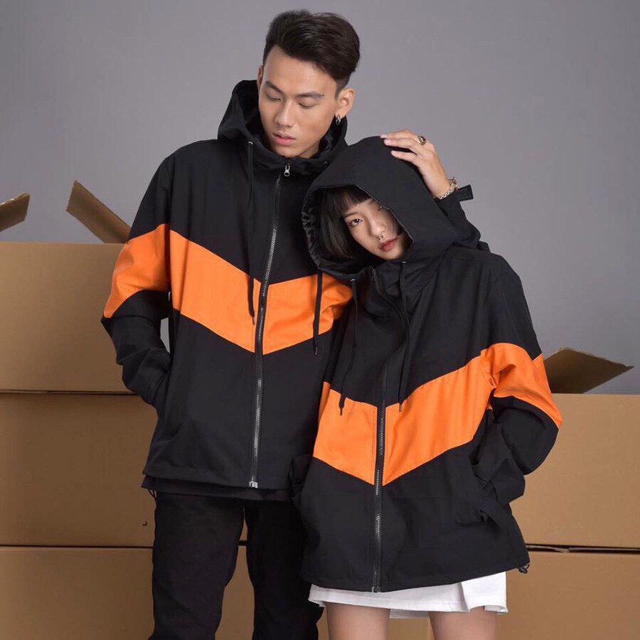 [ Freeship ] Áo Khoác Dù Unisex CHỮ V [ 2 MÀU]