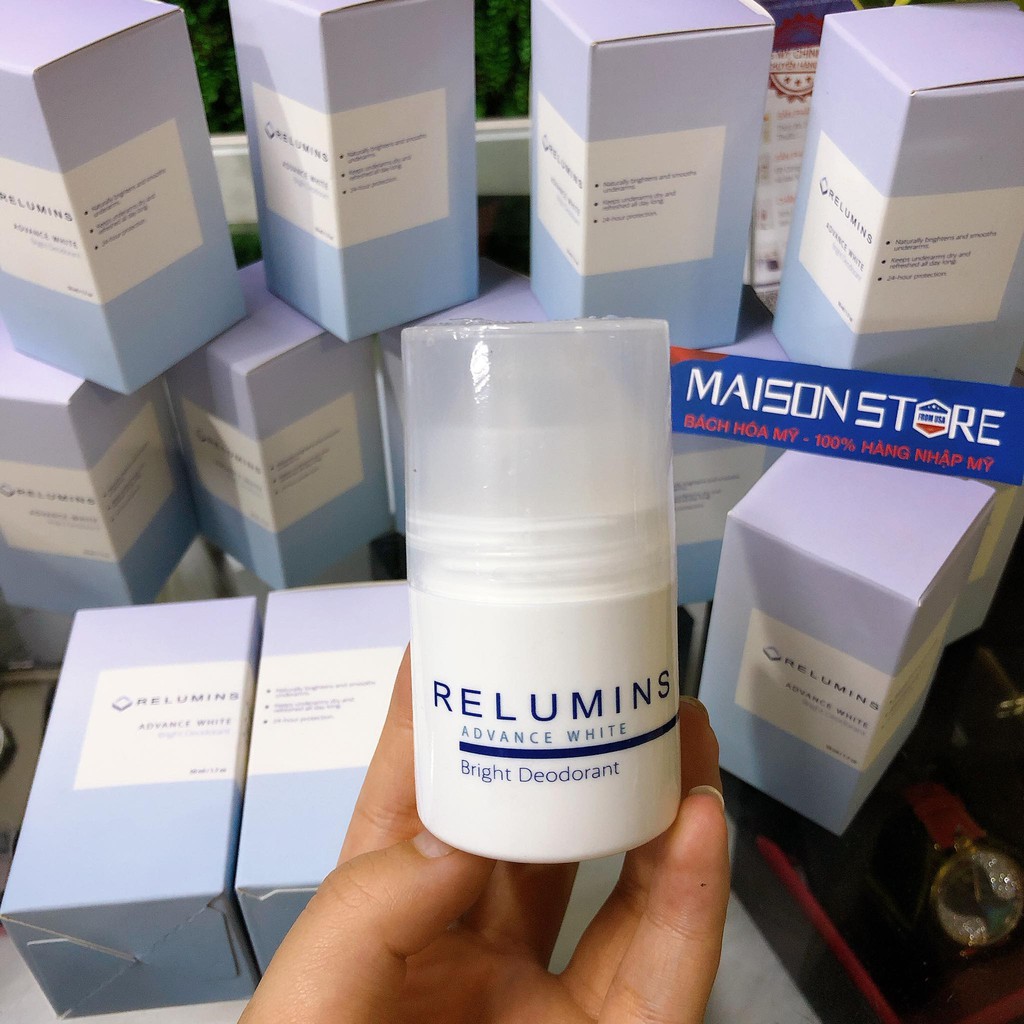 LĂN KHỬ MÙI LÀM TRẮNG NÁCH RELUMINS ADVANCED WHITE - Hàng Nhập USA Chính Hãng