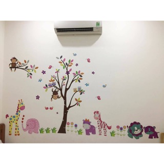 Decal vườn thú
