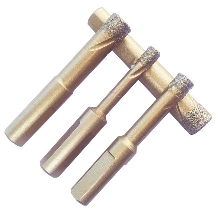 Mũi khoan gạch đá cứng, đá granite cầu thang, hoa cương, Mũi khoan gạch men