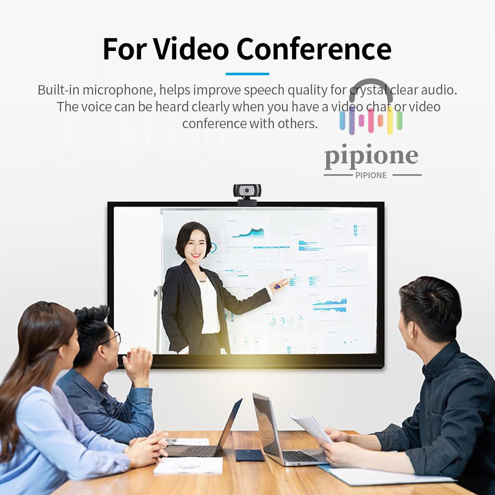 Webcam 720p 30fps Xoay 360 Độ Cho Máy Tính | BigBuy360 - bigbuy360.vn