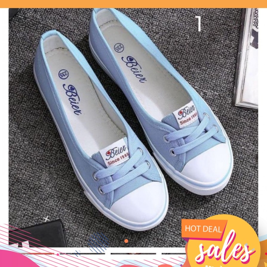 GIÀY LƯỜI NỮ, GIÀY LƯỜI VẢI NỮ, CHẤT LIỆU VẢI CAO CẤP BUỘC DÂY, ĐI CỰC ÊM CHÂN, TRẺ TRUNG NĂNG ĐỘNG (SP52)