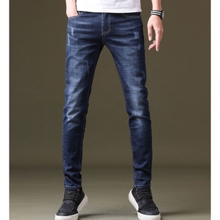 Quần jean nam dài 💥FREE SHIP💥 Quần bò nam cào xước rách nhẹ co giãn