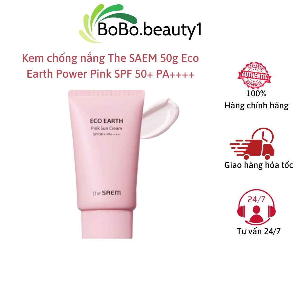 Kem chống nắng The Saem nâng tone giúp da tươi sáng hồng hào làm dịu da mịn màng gel Hàn Quốc