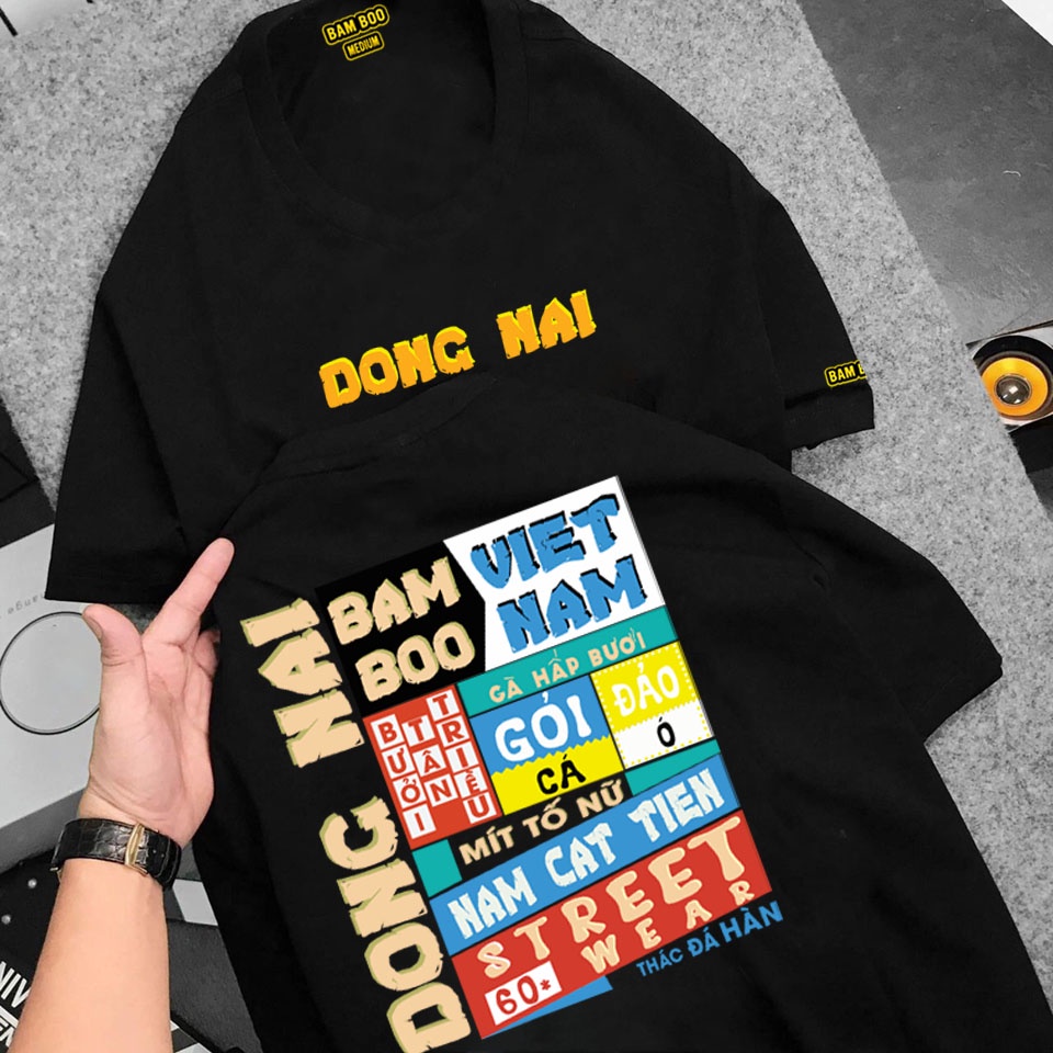 Áo Thun ĐỒNG NAI Unisex Áo Phông ĐỒNG NAI BamBoo 63 Tỉnh Thành Việt Nam