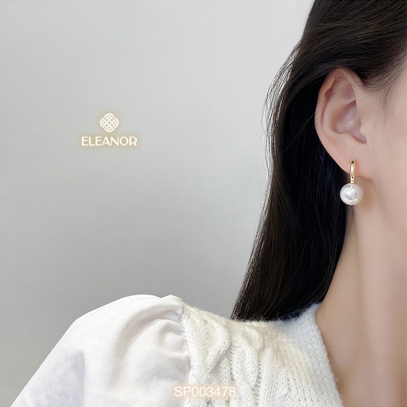 Bông tai nữ Eleanor Accessories ngọc trai nhân tạo phụ kiện trang sức sang trọng