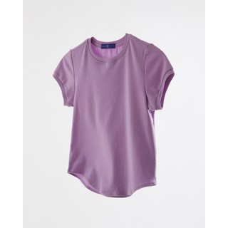 TheblueTshirt - Áo Thun Trơn Tay Ngắn Nữ Màu Tím -1990 T-shirt - Lilac