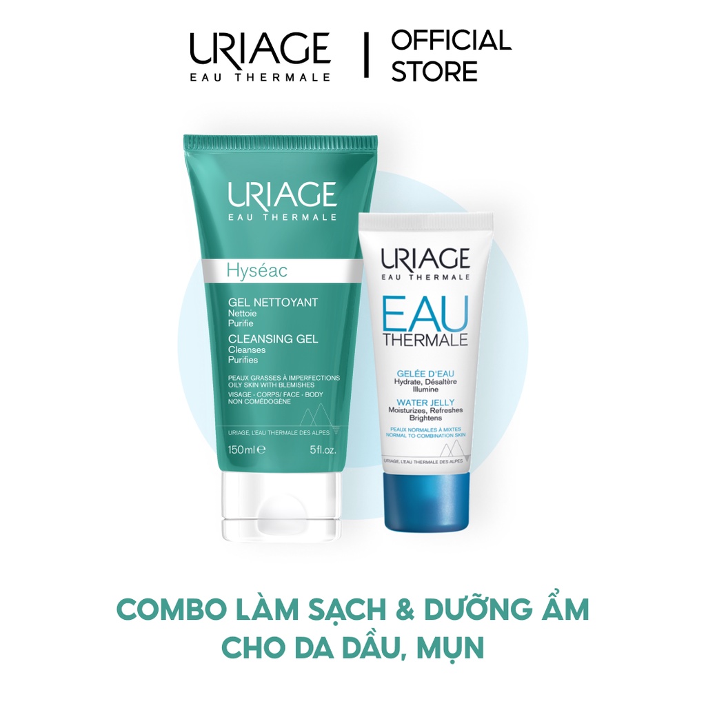 Bộ sản phẩm làm sạch sâu và dưỡng ẩm cho da dầu, da hỗn hợp