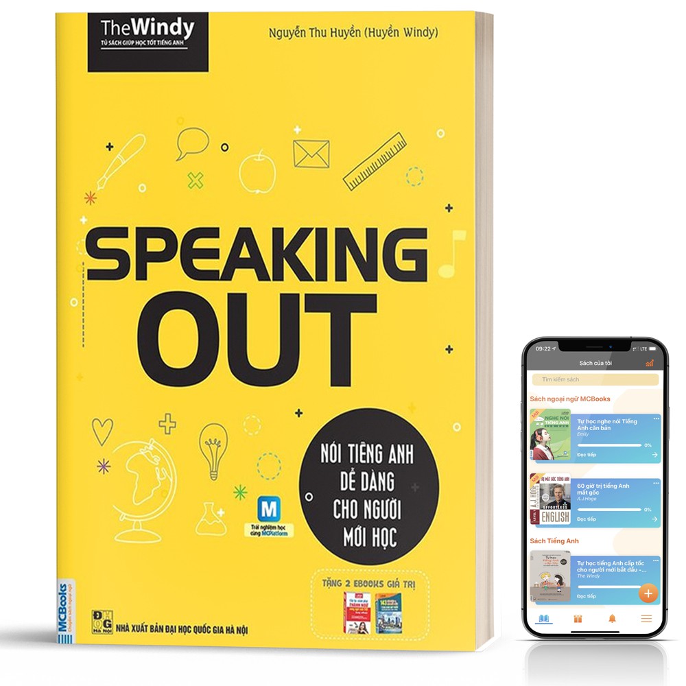 Sách - Speaking Out - Nói Tiếng Anh Dễ Dàng Cho Người Mới Học - Học Kèm App Online