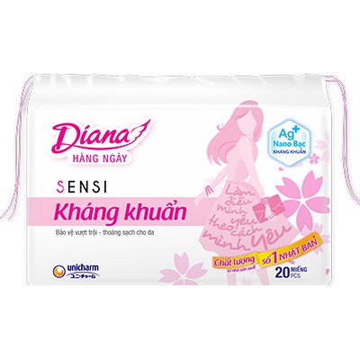 Băng vệ sinh hàng hàng sensi khán khuẩn (gói 20 miếng)